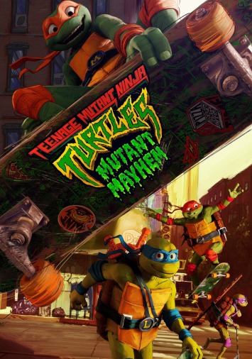 دانلود انیمیشن Teenage Mutant Ninja Turtles Mutant Mayhem 2023 دوبله فارسی
